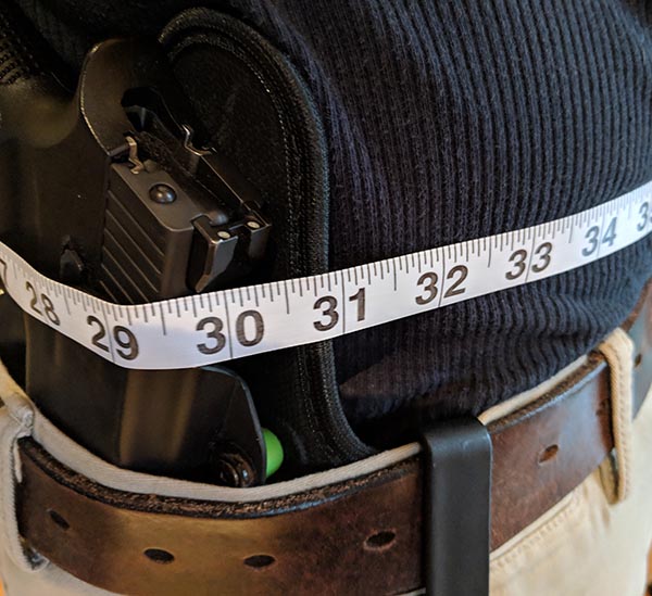 concealed carry pants waist measurement