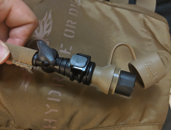 camelbak hydration hose and tip - tactical vs. non-tactical edc bag