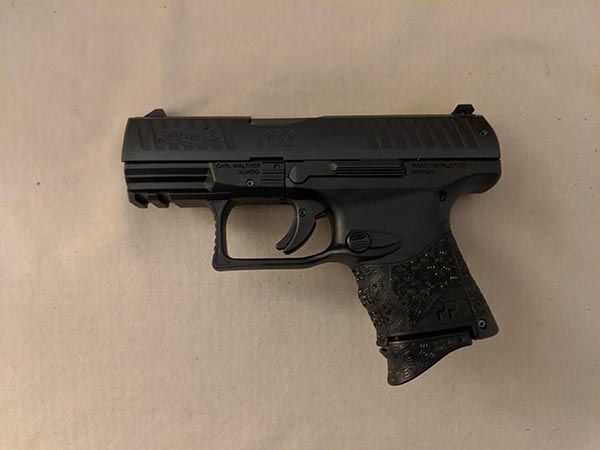 size of handguns: subcompact 9mm pistol