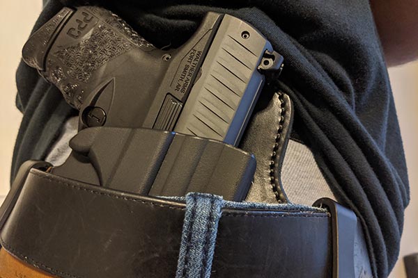 Why a holster is necessary. Walther PPQ holster.