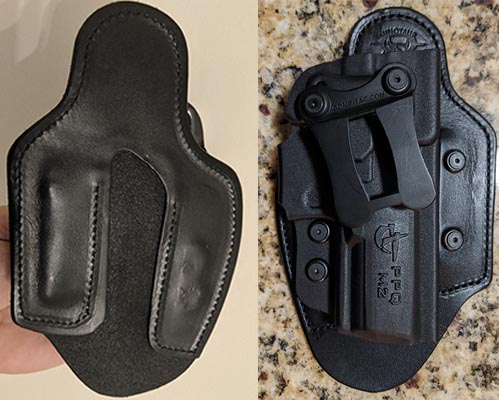 comptac hybrid holster construction and material
