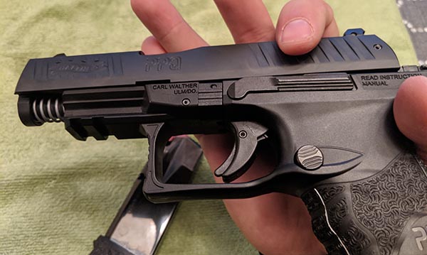 Step 4: Removing The Slide From Walther PPQ
