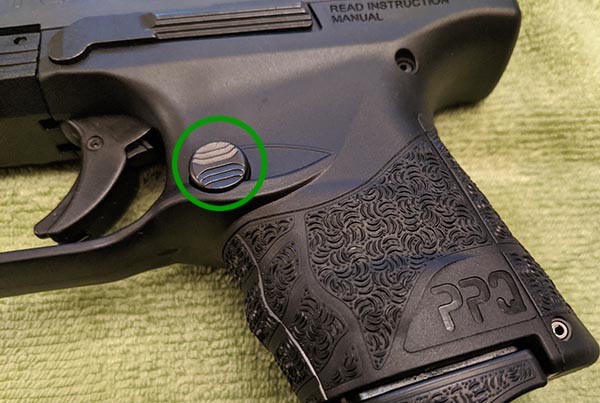 Walther PPQ Magazine Release Button