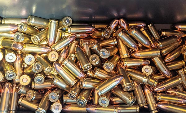 primers, powder, bullet, and casing combined - fully reloaded cartridges