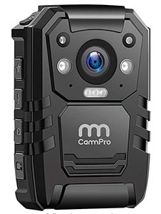 body camera to capture any events when carrying