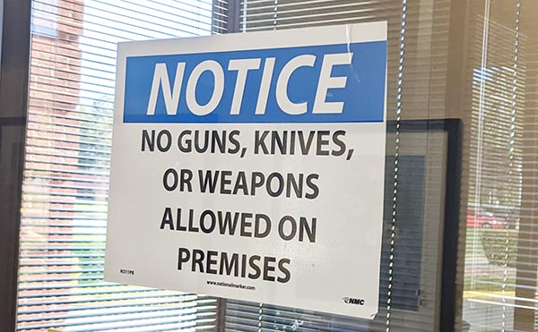 do obey posted signage when you concealed carry